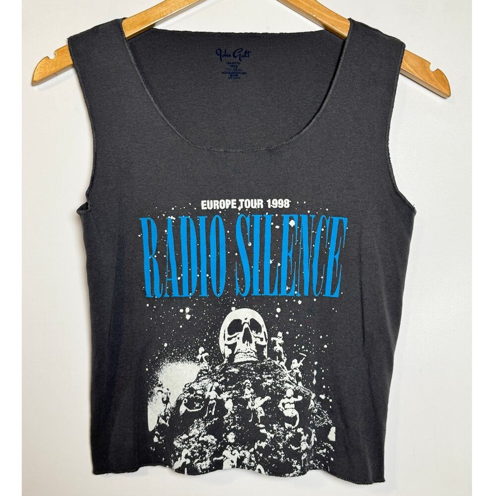John Galt "Radio Silence Europe Tour 1998" tank top. Brandy Melville OS